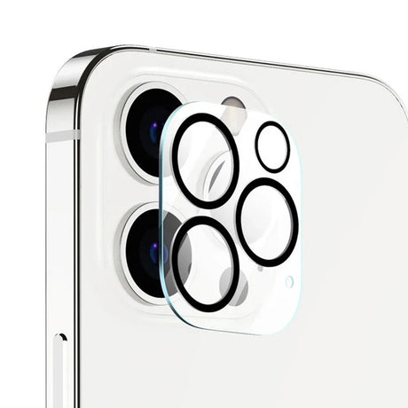Folie de protectie Lito S+ Camera Glass compatibil cu iPhone 14 Pro / iPhone 14 Pro Max, Negru /Transparent
