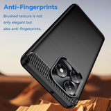 Husa de protectie Techsuit Carbon Silicone compatibil cu Honor X5c Plus, Negru