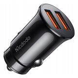 Incarcator Mcdodo Car (CC-6602), Dual-Port, 12W, Fireproof PC, 12-24V, Negru