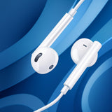 Casti Mcdodo Wired Earphones Element Series (HP-6081), In-Ear, Jack 3.5mm, 1.2m, Alb