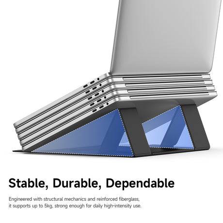 Suport Mcdodo Magnetic Foldable Stand Napa Series (FS-8020), for Laptop/Tablet, 3 Adjustable Angles, 11-16"/7-11", Negru