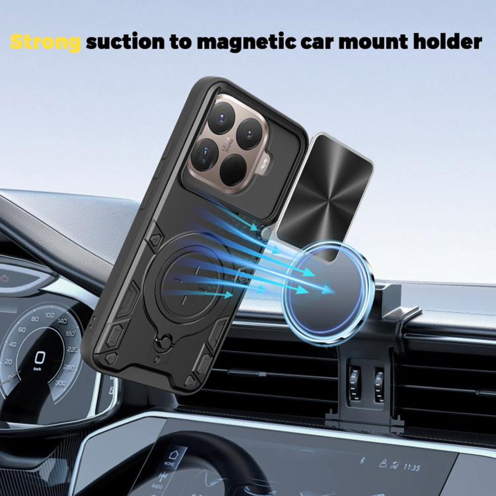 Husa de protectie Techsuit CamGuard Pro compatibil cu Xiaomi 15T Pro, Albastru