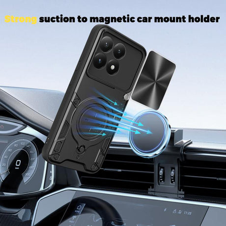 Husa de protectie Techsuit CamGuard Pro compatibil cu Xiaomi 15T, Albastru