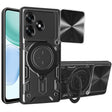 Husa de protectie Techsuit CamGuard Pro compatibil cu Honor X5c Plus, Negru
