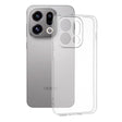 Husă Techsuit Clear Silicone transparentă pentru Oppo Find X9