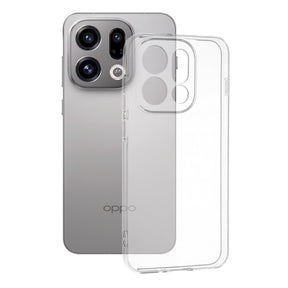 Husă Techsuit Clear Silicone transparentă pentru Oppo Find X9