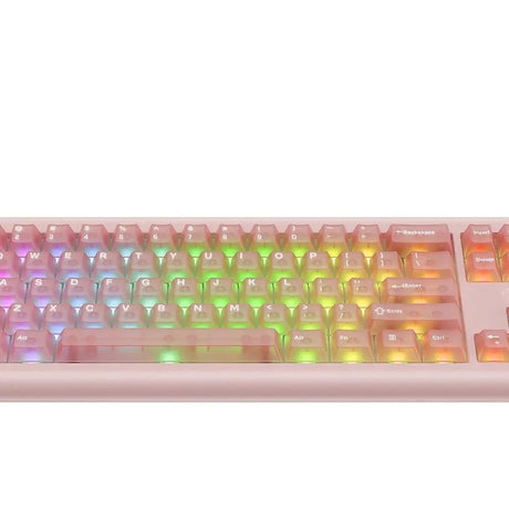 Tastatura/Mouse Havit Gaming Keyboard (KB896L), USB-C, with RGB Lights, 71 Keys, 1.2m, 350mA, 5V, Roz