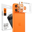 Folie de protectie Spigen Optik.tR EZ Fit Pro XL Camera Glass (AGL10650) compatibil cu iPhone 17 Pro Max, Portocaliu