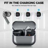 Casti Techsuit (set de 3) Replacement Ear Tips AirVibe (ET3) -for Samsung Galaxy Buds 3 Pro, Premium Silicone S, M, L Sizes, White