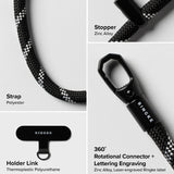 Suport Ringke Universal Hand Strap Link Flow P-Type, Crossbody Lanyard for Phone Cases, Adjustable, Candy Pink