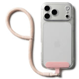 Suport Ringke Universal Hand Strap Link Flow P-Type, Crossbody Lanyard for Phone Cases, Adjustable, Candy Pink