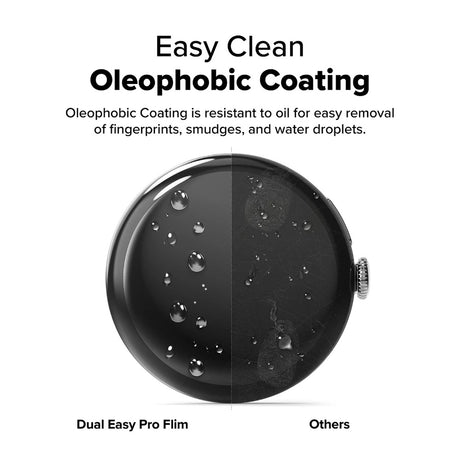 Folie de protectie smartwatch Ringke Dual Easy Pro Film (set de 2) compatibil cu Google Pixel Watch 4 41mm, Transparent