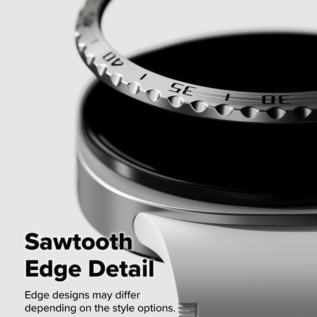 Accesoriu smartwatch Ringke Inner Bezel Styling compatibil cu Samsung Galaxy Watch8 Classic, Argintiu (Gw8C-46-In-01)