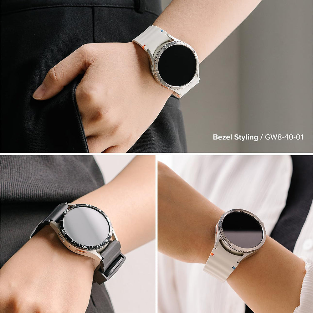 Accesoriu smartwatch Ringke Inner Bezel Styling compatibil cu Samsung Galaxy Watch8 Classic, Negru (Gw8C-46-In-02)