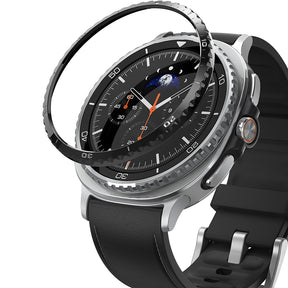 Accesoriu smartwatch Ringke Inner Bezel Styling compatibil cu Samsung Galaxy Watch8 Classic, Negru (Gw8C-46-In-02)