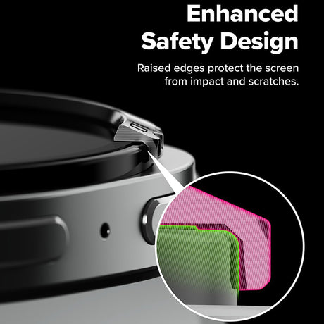 Accesoriu smartwatch Ringke Inner Bezel Styling compatibil cu Samsung Galaxy Watch8 Classic, Negru (Gw8C-46-In-02)