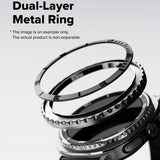 Accesoriu smartwatch Ringke Premium Bezel Styling compatibil cu Samsung Galaxy Watch8 Classic, Negru (Gw8C-46-96)