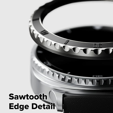 Accesoriu smartwatch Ringke Premium Bezel Styling compatibil cu Samsung Galaxy Watch8 Classic, Negru (Gw8C-46-96)