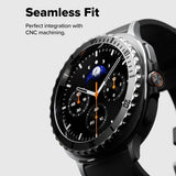 Accesoriu smartwatch Ringke Premium Bezel Styling compatibil cu Samsung Galaxy Watch8 Classic, Negru (Gw8C-46-96)