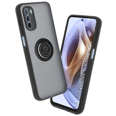 Husă Techsuit Glinth neagră pentru Motorola Moto G31 4G / Moto G41 4G