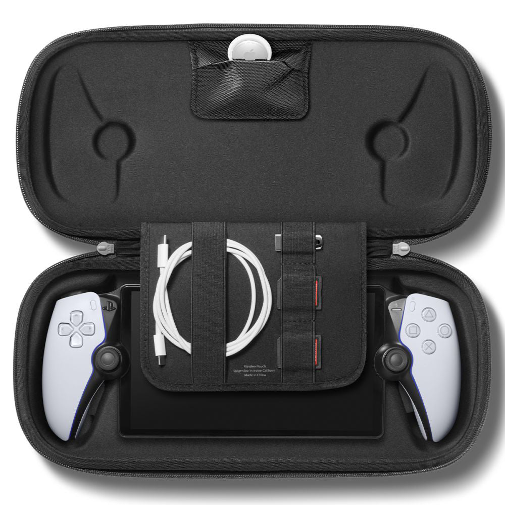 Accesoriu gaming Spigen Klasden Pouch (AGP09756), Sony Playstation Portal Remote, for Accessories, Antracit Grey