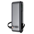 Baterie externa Acefast (M22-20000), with Cable, Type-C, 20000mAh, 74Wh, PD130W, Two-Way Fast Charging, LED Display, Negru