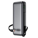 Baterie externa Acefast (M22-20000), with Cable, Type-C, 20000mAh, 74Wh, PD130W, Two-Way Fast Charging, LED Display, Negru
