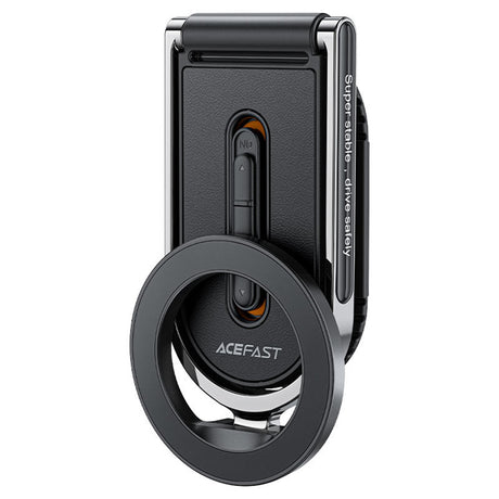 Suport Acefast- Car Holder (D54) Magnetic Grip, for Dashboard / Windshield, 360°, Dual-Axis, Detachable Base, Max. 6.9", Black