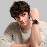 Curea smartwatch Techsuit Watchband (W078) compatibil cu Samsung Galaxy Watch8 40mm/Watch8 44mm/Watch8 Classic, Shadow Gray