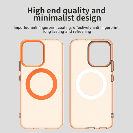 Husa de protectie Techsuit CandyCase MagSafe compatibil cu Oppo Reno14, Portocaliu