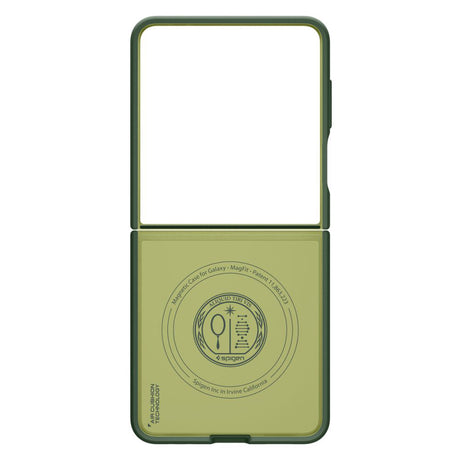 Husa de protectie Spigen Caseology Nano Pop MagSafe (ACS11159) compatibil cu Samsung Galaxy Z Flip7, Avo Green