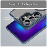 Husa de protectie Techsuit HaloFrost II MagSafe compatibil cu Samsung Galaxy S26 Ultra, Bleumarin