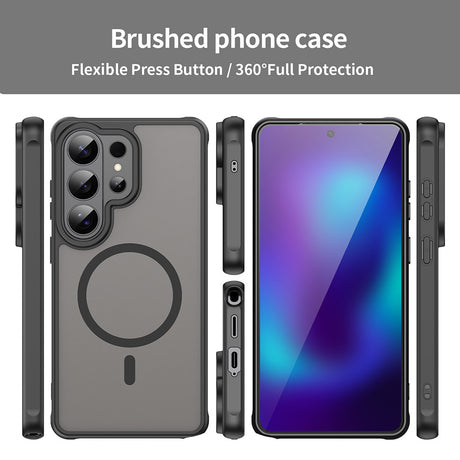 Husa de protectie Techsuit HaloFrost II MagSafe compatibil cu Samsung Galaxy S26 Ultra, Negru