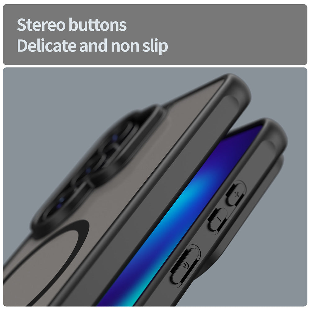 Husa de protectie Techsuit HaloFrost II MagSafe compatibil cu Samsung Galaxy S26 Ultra, Negru