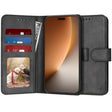 Husa de protectie Techsuit Diary Book compatibil cu Honor Magic8 Pro, Negru