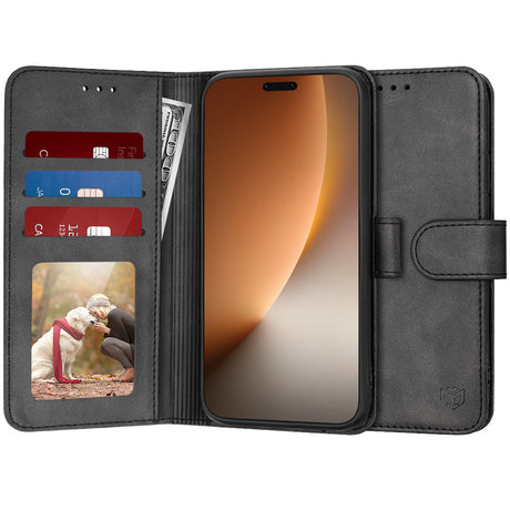 Husa de protectie Techsuit Diary Book compatibil cu Honor Magic8 Pro, Negru