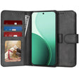 Husa de protectie Techsuit Diary Book compatibil cu Oppo Reno14, Negru