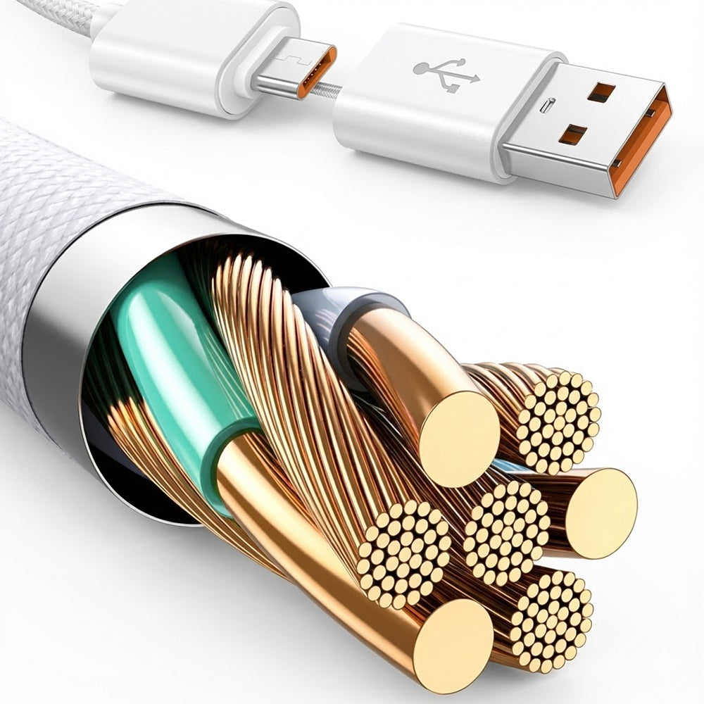 Cablu Lito Magnetic 4in1 (LD21), 5A High Current, 100W Fast Charging, Magnetic Design, Built-in Smart Chip, Alb