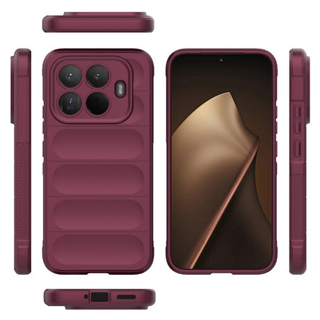 Husa de protectie Techsuit Magic Shield compatibil cu Xiaomi 15T Pro, Bordo
