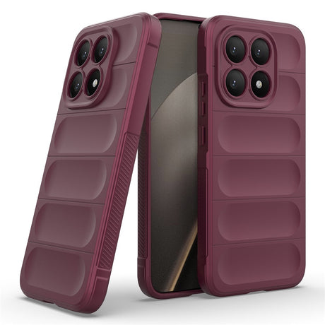 Husa de protectie Techsuit Magic Shield compatibil cu Xiaomi 15T, Bordo