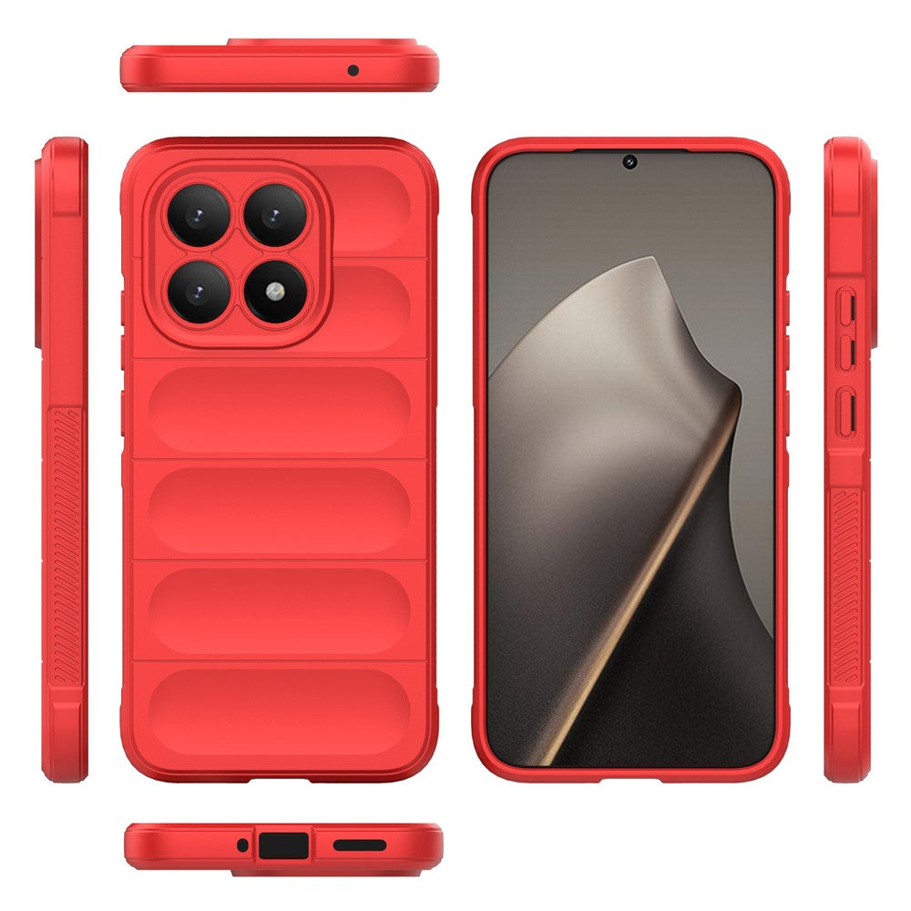 Husa de protectie Techsuit Magic Shield compatibil cu Xiaomi 15T, Rosu