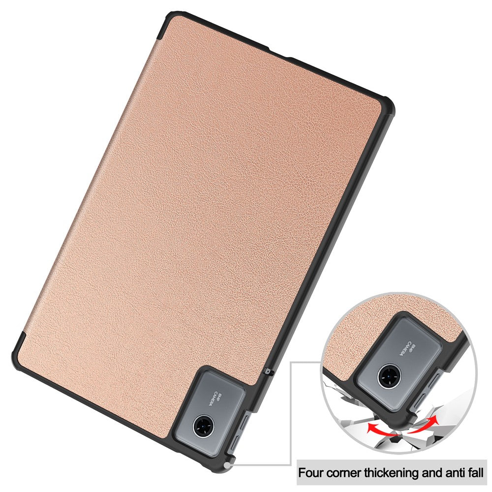 Husa de protectie tableta Techsuit FoldPro compatibil cu Lenovo Idea Tab 11, Roz Auriu