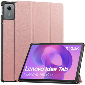 Husa de protectie tableta Techsuit FoldPro compatibil cu Lenovo Idea Tab 11, Roz Auriu
