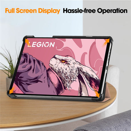 Husa de protectie tableta Techsuit FoldPro compatibil cu Lenovo Legion Tab Gen 3, Roz Auriu