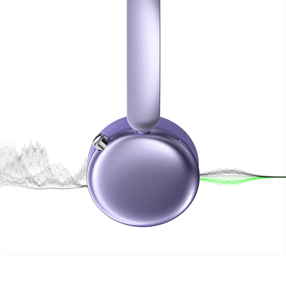 Casti Acefast Wireless Headset (H8), Type-C, Bluetooth 5.4, ANC Mode, Hybrid Noise Reduction, 500mAh, Professional HiFi, Auriu