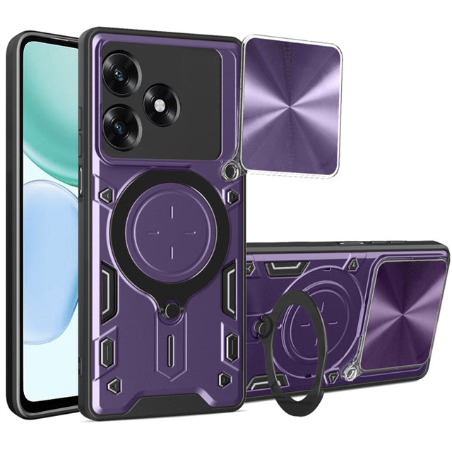 Husa de protectie Techsuit CamGuard Pro compatibil cu Honor X5c Plus, Mov