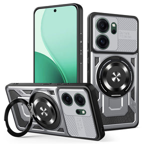 Husa de protectie Techsuit RuggedCam compatibil cu Oppo Reno14 F / Reno14 FS 5G, Gri