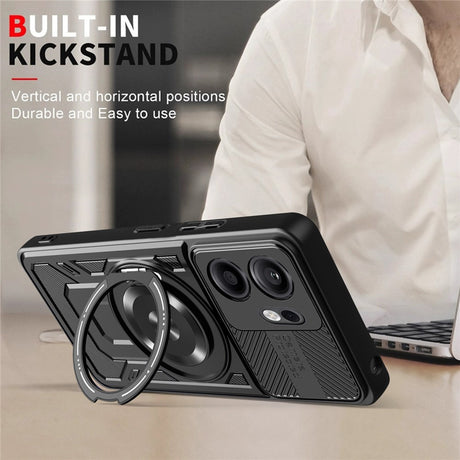 Husa de protectie Techsuit RuggedCam compatibil cu Oppo Reno14 F / Reno14 FS 5G, Gri