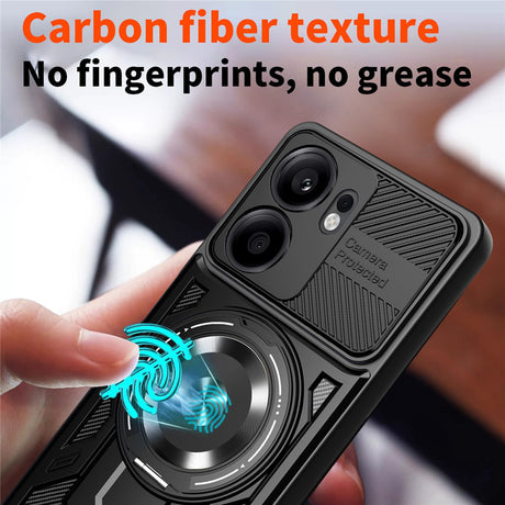 Husa de protectie Techsuit RuggedCam compatibil cu Oppo Reno14 F / Reno14 FS 5G, Albastru