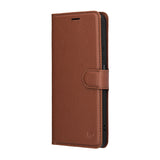 Husa de protectie Techsuit Leather Folio compatibil cu Honor 400 Smart 5G / 400 Smart 4G / X7d 4G, Maro